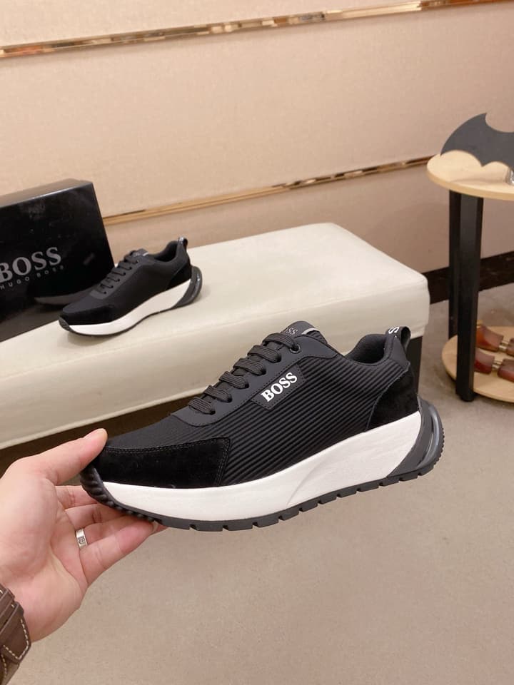 Boss Latest Casual Men's Sneakers in Dark Gray