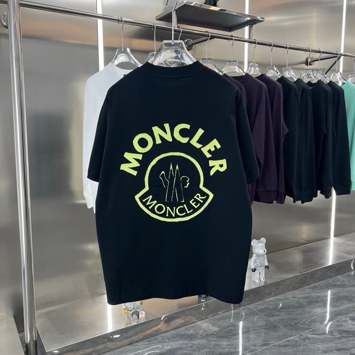 Moncler Patch Embroidery Casual T-Shirt – 2026SS in Black