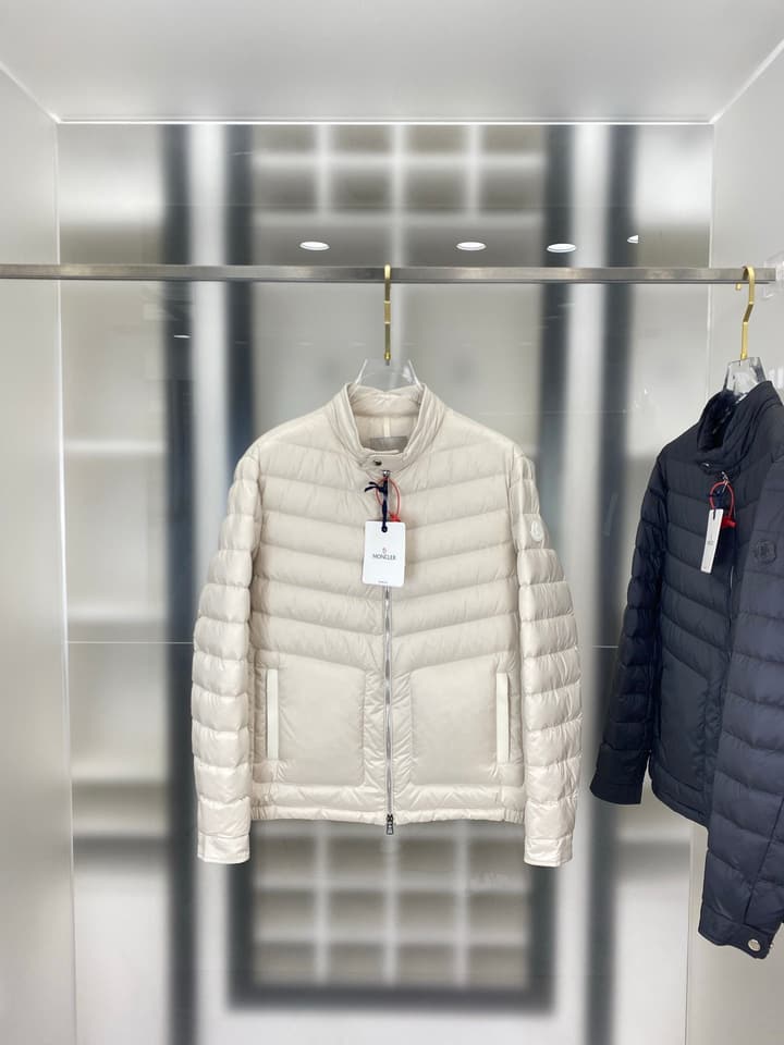 Moncler Arnique Men's Short Down Jacket – 25 Collection in Classic Black