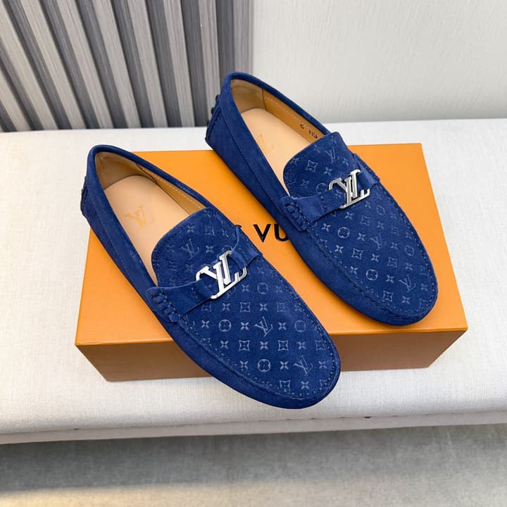 Louis Vuitton Monte Carlo Moccasin Loafers in Black Smooth Leather