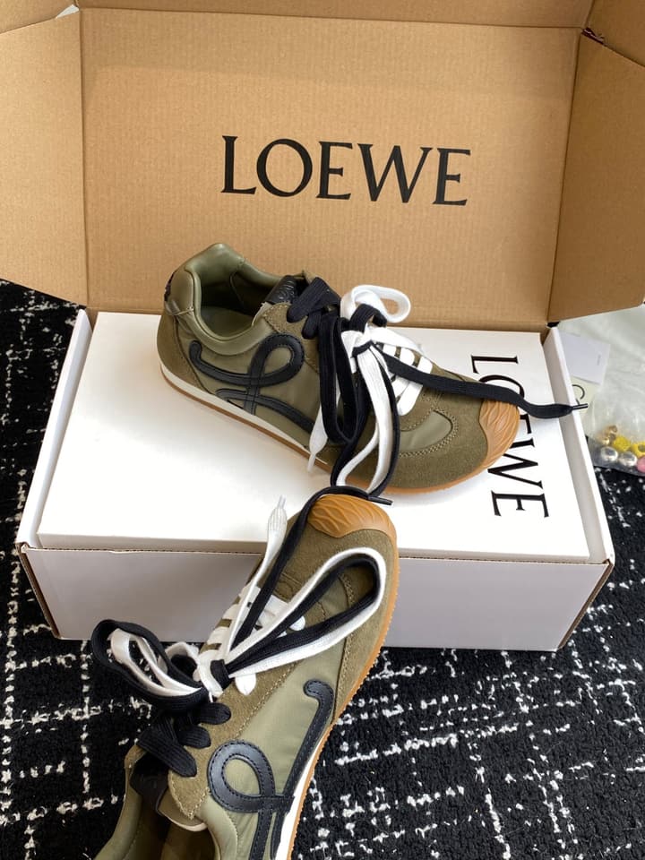 Loewe Ballet Runner Sneakers – 2025 Paris Fashion Week in Brown