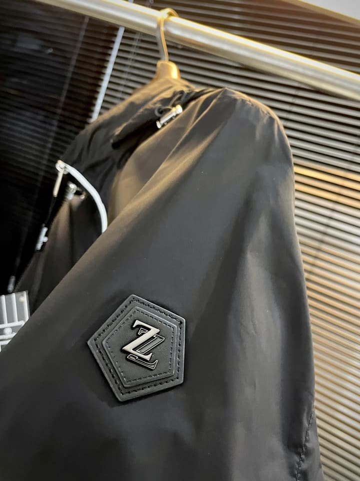 Zegna Classic Hooded Jacket – 2025FW in Dark Gray