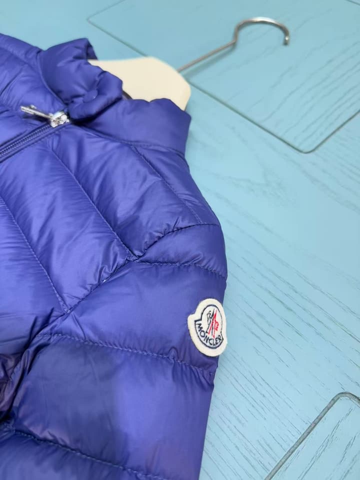 Moncler Kids Down Puffer Jacket – 2025SS/FW in Bright Purple