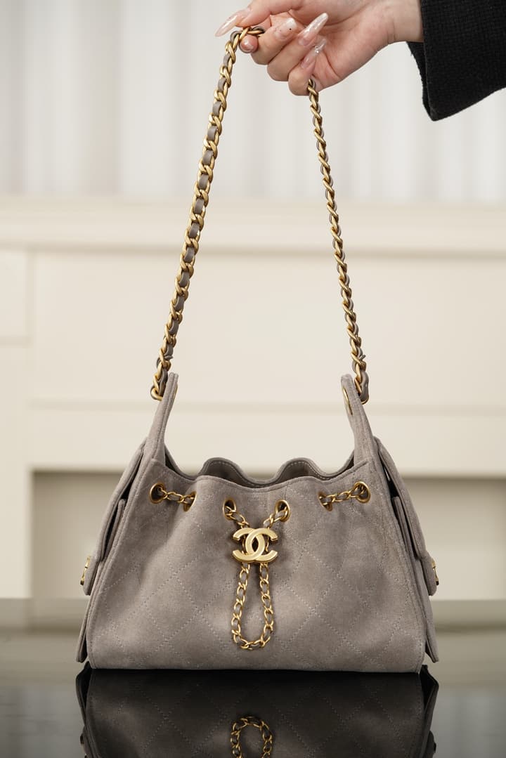Chanel 25 Bag Mini in Suede – 26C Collection