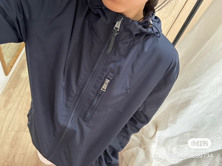 Ralph Lauren Embroidered Pony Logo Hooded Windbreaker in Black