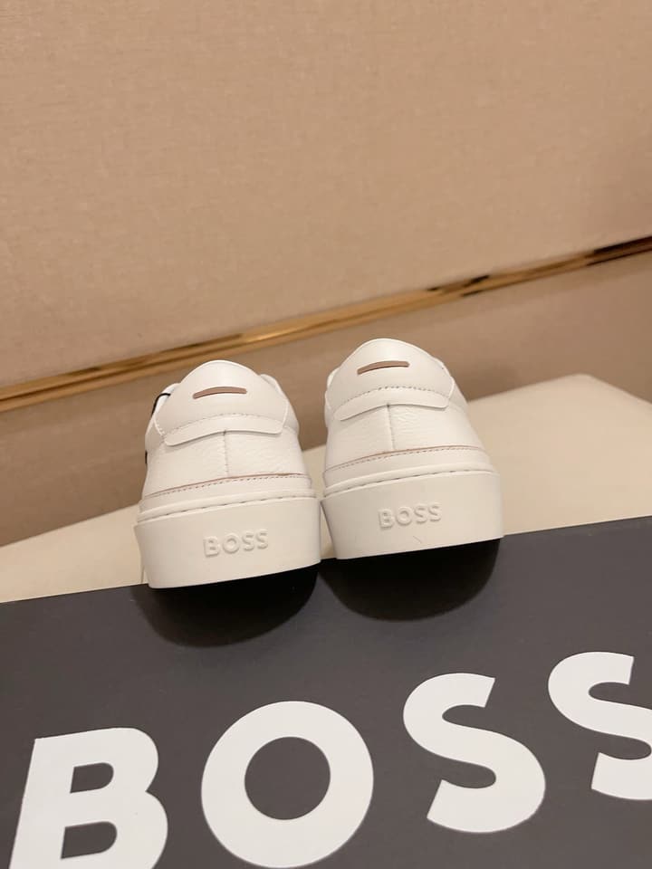 Boss Premium Casual Men's Sneakers in Black Monochromatic