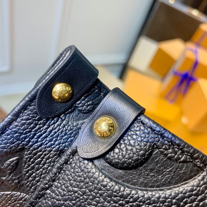 Louis Vuitton Onthego Small Tote Bag in Black Monogram Empreinte
