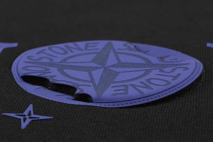 Dior x Stone Island Distressed Logo T-Shirt – 2025SS in Black