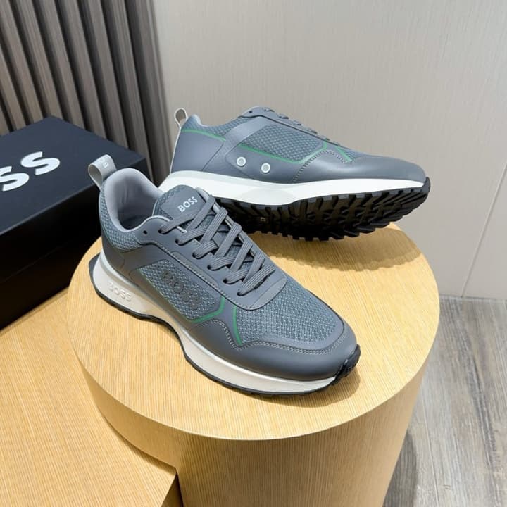 Boss Men's Luxury Sport Sneakers in Black