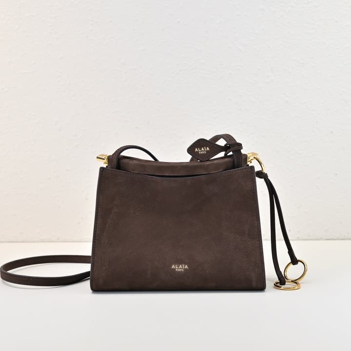 Alaïa Mini Clip Bag in Black