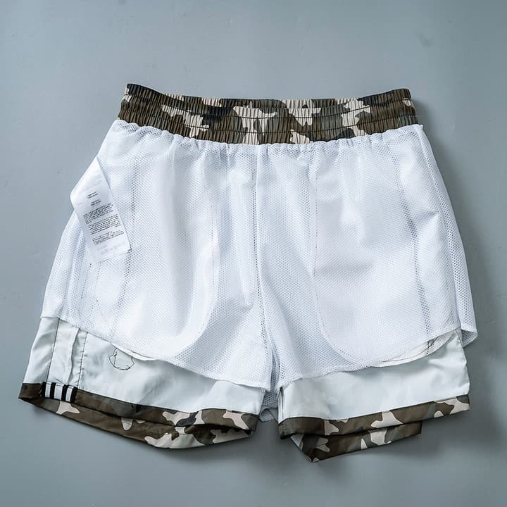 Moncler Camouflage Swim Trunks – Spring/Summer 2026 in Green Camouflage