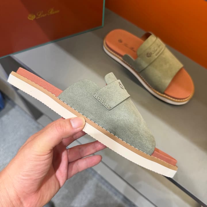Loro Piana Summer Walk Crisscross Mules