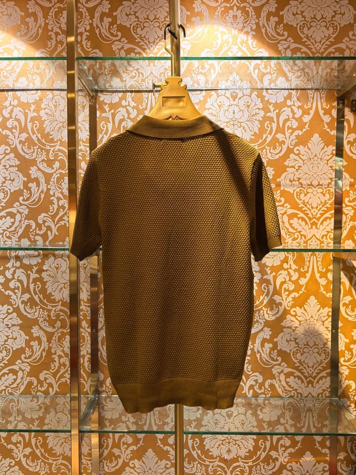 Brunello Cucinelli Logo Embroidered Knit Sweater – Spring/Summer Collection – 2026SS in Coffee Brown