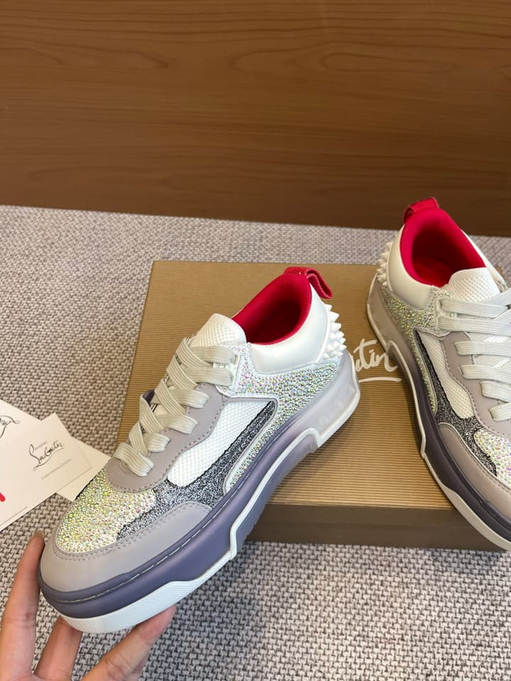 Christian Louboutin Astroloubi Color-Block Sneakers