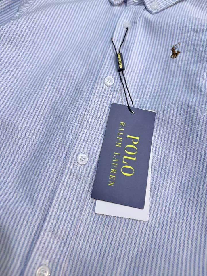Ralph Lauren Polo Kids Embroidered Shirt – 2025SS – Kids Collection in Null