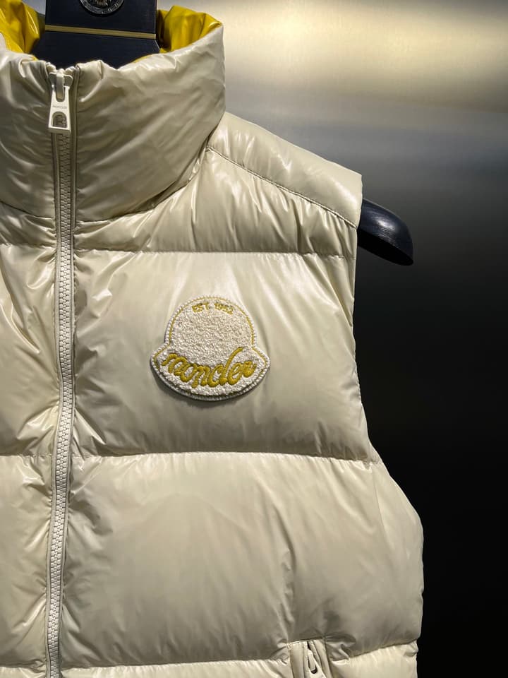 Moncler Lipsi Men's Down Vest – Early Autumn Collection in Black