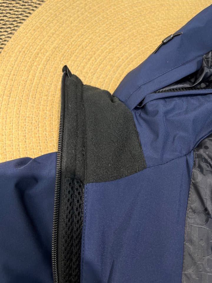 Dior Collaboration Waterproof Down Ski Jacket in Light Blue