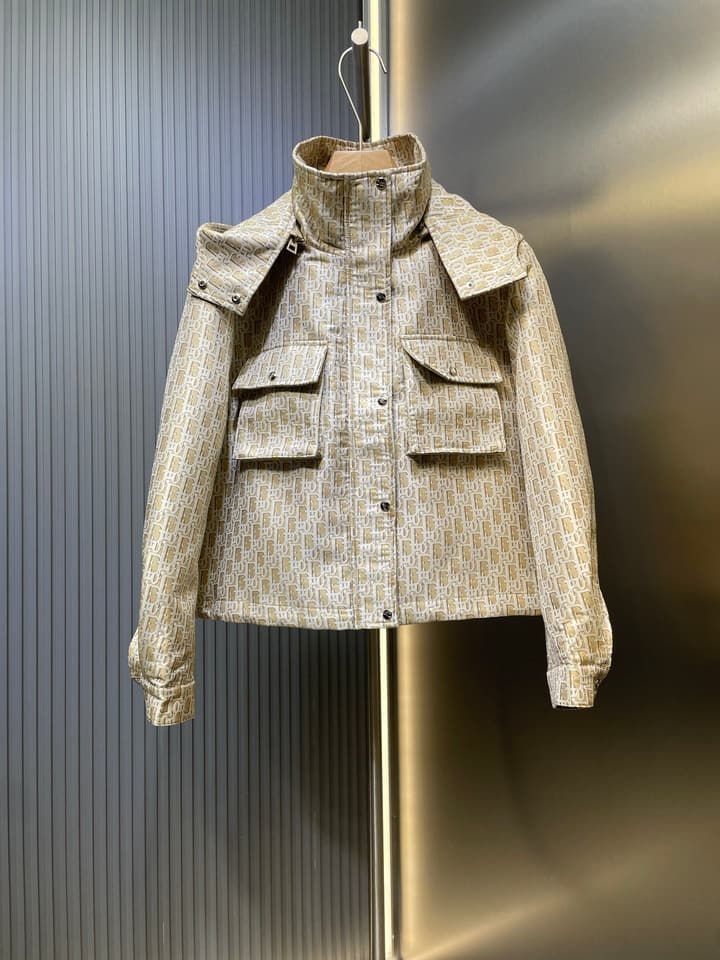 Dior Monogram Jacquard Hooded Jacket – 25FW in Dior Oblique Pattern