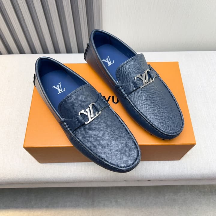 Louis Vuitton Monte Carlo Moccasin Loafers in Black Smooth Leather