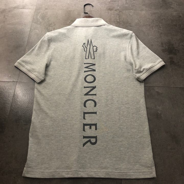 Moncler Classic Logo Back Print Polo Shirt – 2026SS in Black