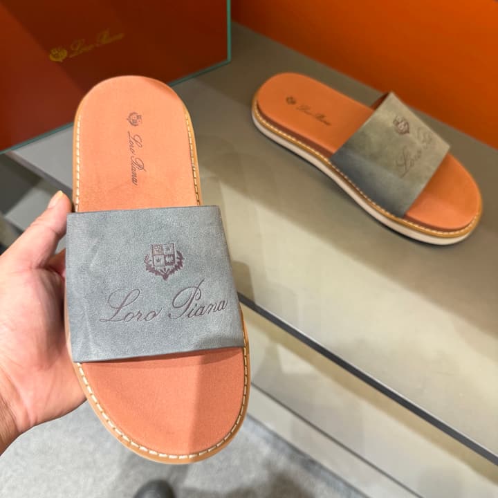 Loro Piana Summer Walk Crisscross Mules
