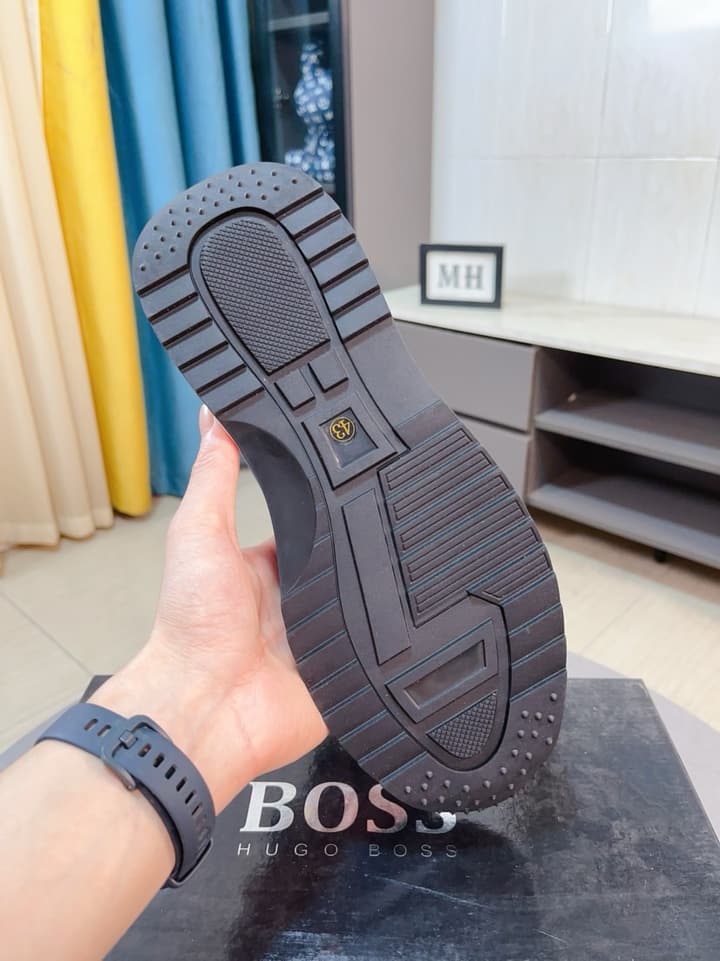 Boss Classic Suede and Waterproof Casual Sneakers