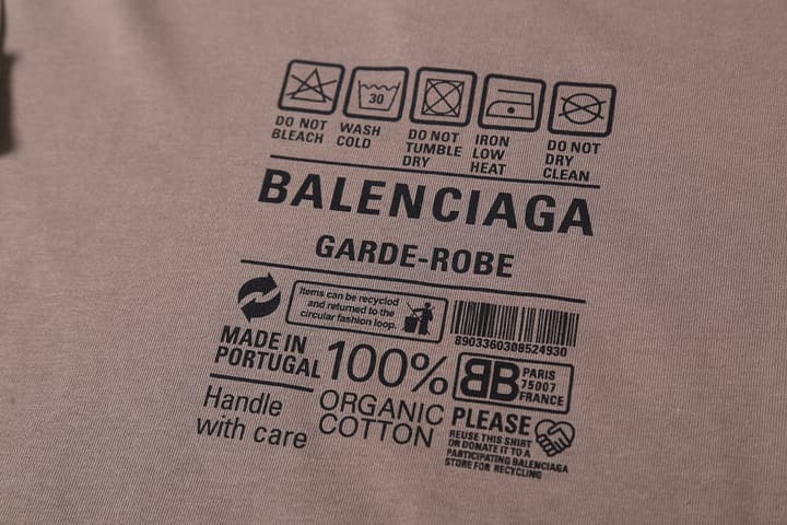 Balenciaga Eco-Friendly Graphic T-Shirt – 26SS in Black