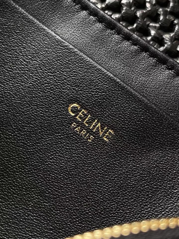 Celine Teen Victoire Small Woven Handbag – 2025 Collection – 25SS in Beige Quilted