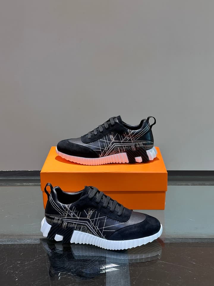 Hermès Bouncing Sneakers in Black 1