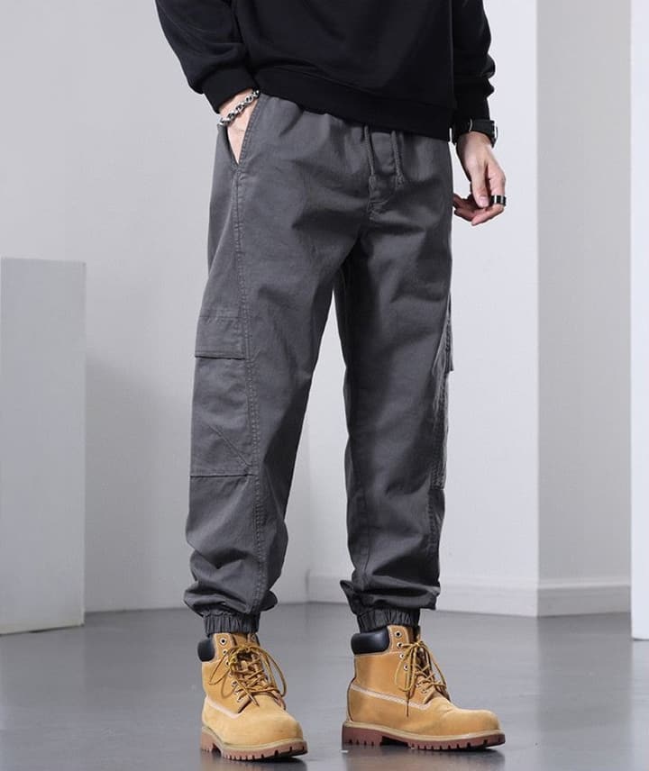 Moncler Multi-Pocket Cargo Jogger Pants in Army Green