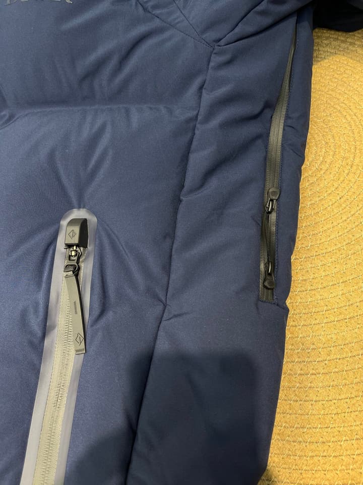Dior Collaboration Waterproof Down Ski Jacket in Light Blue