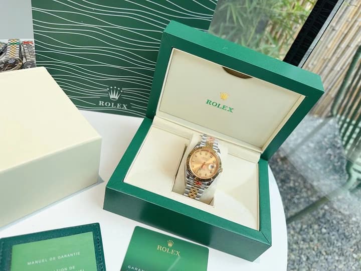Rolex Datejust 41mm Mechanical Watch in Bronze Gold Dial