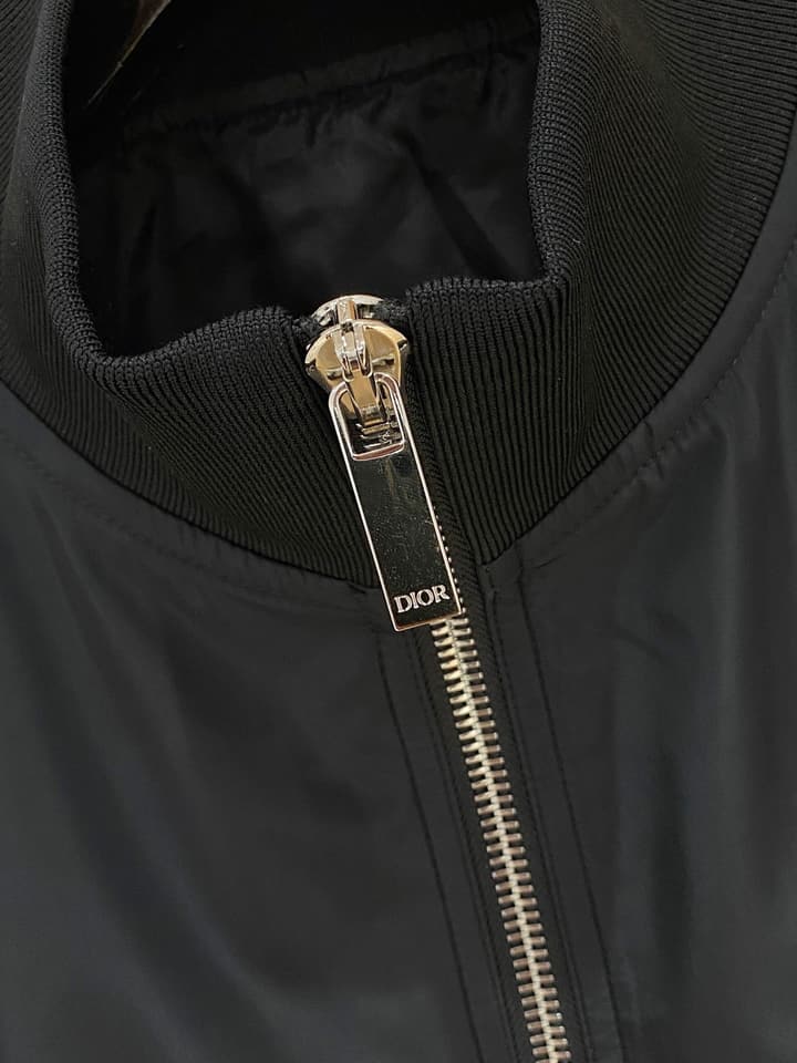 Dior Men's Casual Jacket – 2025 Fall/Winter in Dark Navy