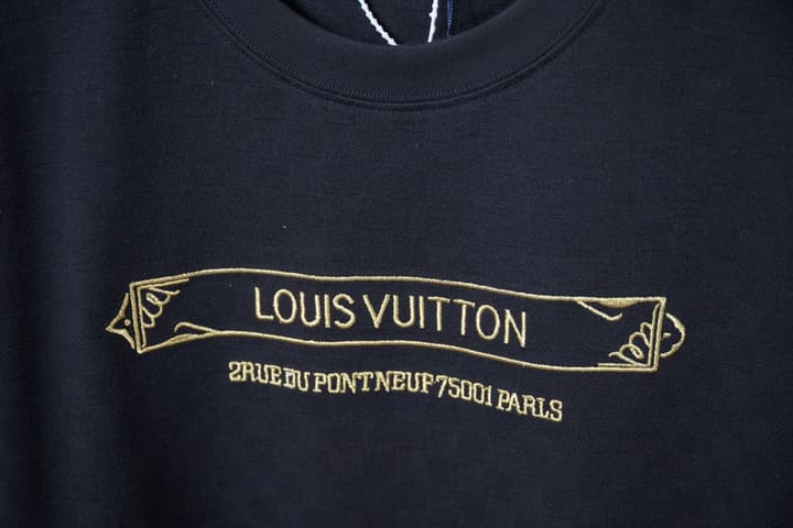 Louis Vuitton Checkerboard Jacquard Logo T-Shirt – 26SS in Black