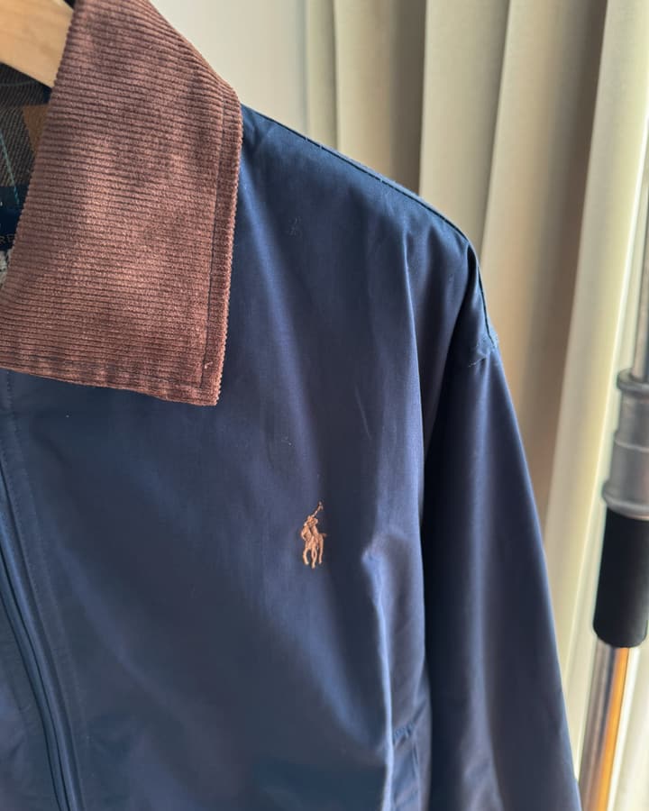 Ralph Lauren Campus Collared Jacket in Blue