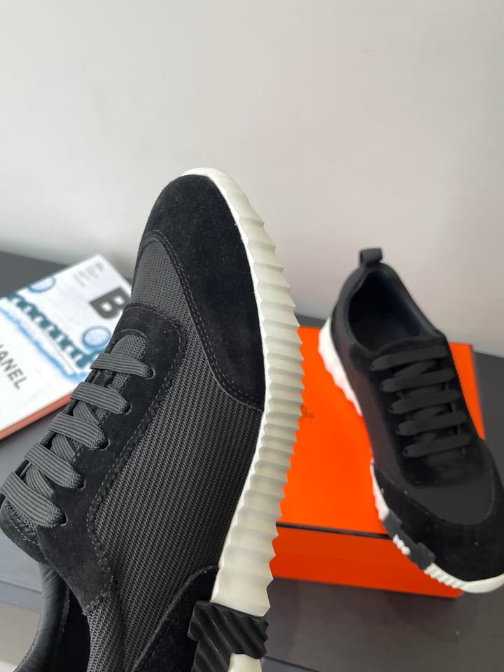 Hermès Classic Couple's Casual Sneakers in Black