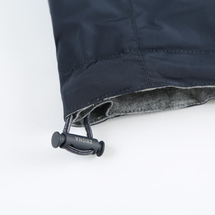 Zegna Microfiber Reversible Brezza Vest in Dark Blue