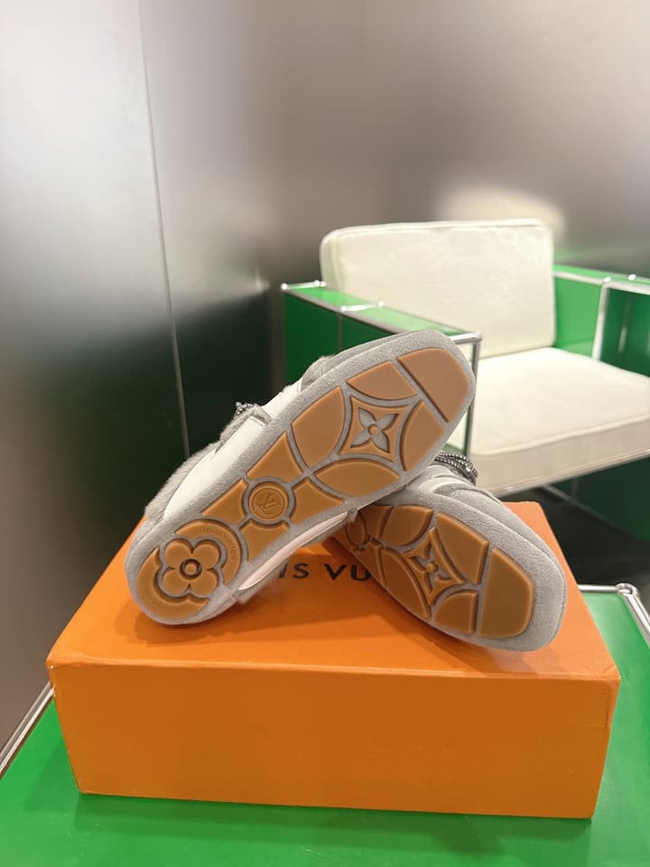 Louis Vuitton Sneakerina Ballet Sneakers in Chocolate Brown