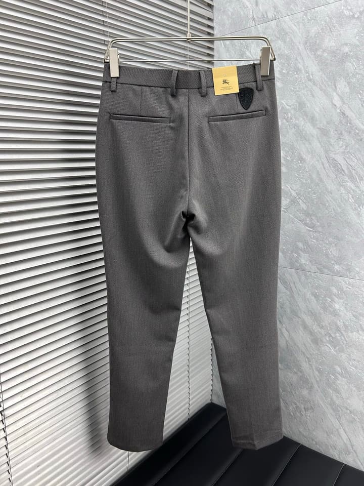 Burberry Tailored Casual Trousers – 2025SS in Camel Brown