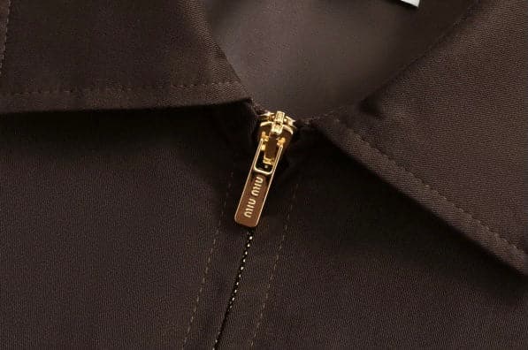 Miu Miu Harrington Jacket – 24FW in Dark Brown Harrington Jacket