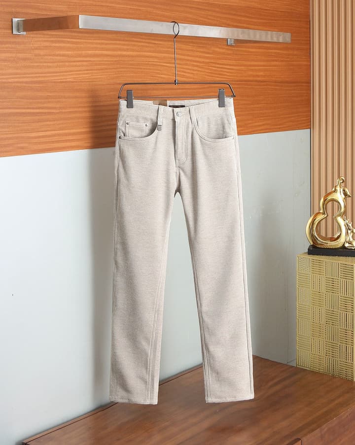 Loro Piana Corduroy Business Casual Trousers – Autumn/Winter in Coffee Brown