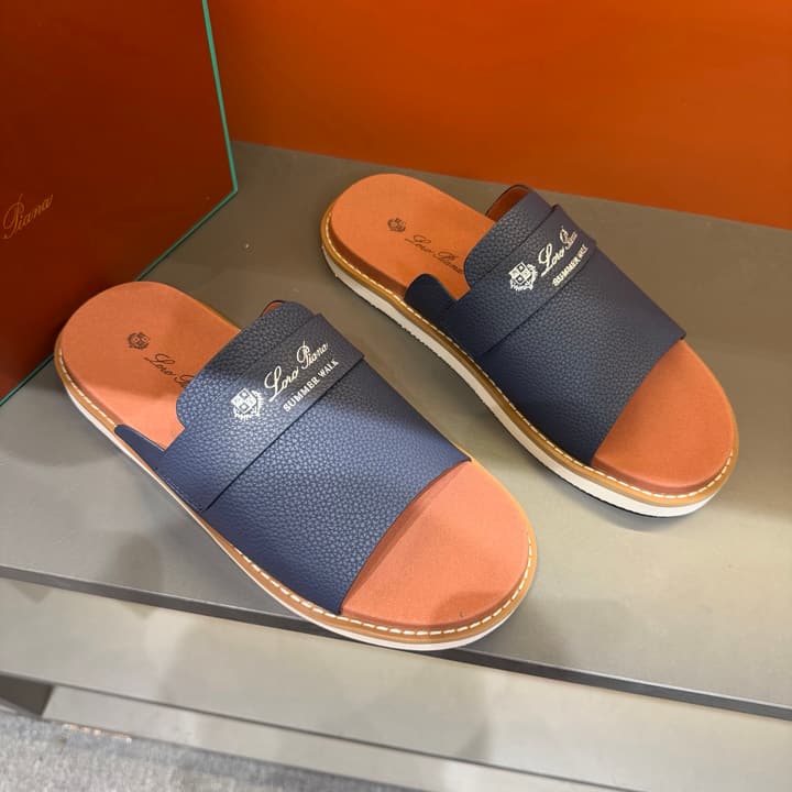 Loro Piana Summer Walk Crisscross Mules