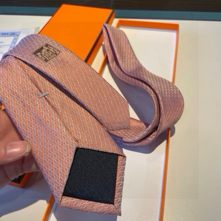 Hermès Men's Silk Tie – New Collection in Blue