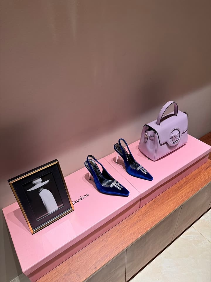 TOM FORD Padlock Velvet Crystal Heeled Sandals – Spring/Summer Collection – 24SS in Black Patent