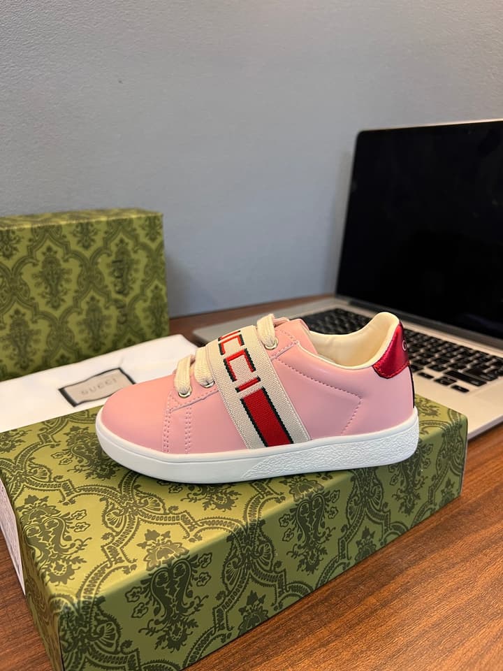 Gucci Kids Sheepskin-Lined Sneakers – Kids Collection