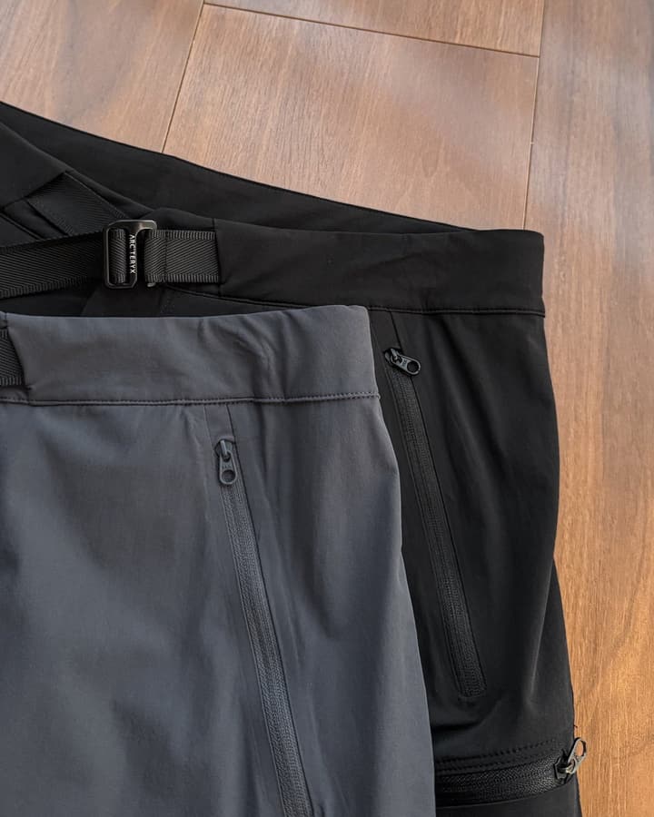 Arc'teryx Logo Embroidered Belted Casual Shorts – Summer Collection in Black