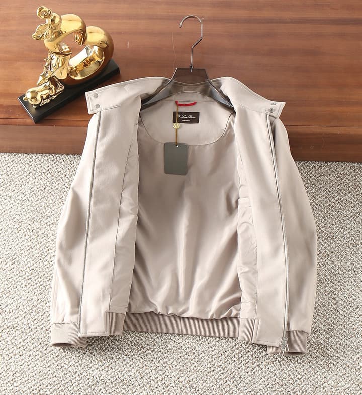 Loro Piana Men's Functional Pilot Bomber Jacket – 2025FW in Beige