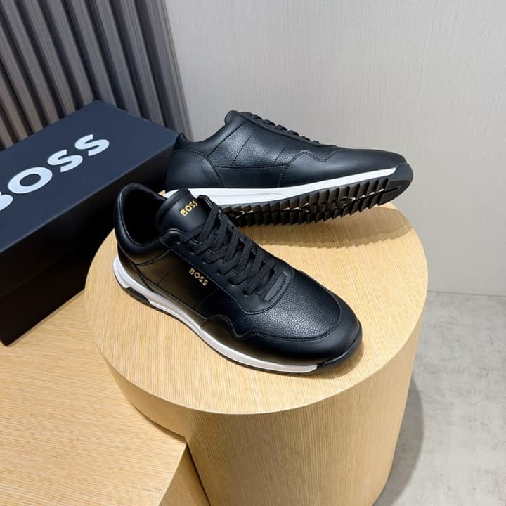 Boss Classic Driving Shoes in Black