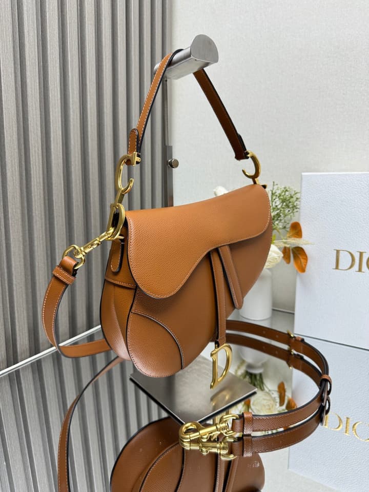 Dior Saddle Bag – Wine Red in Burgundy Red
