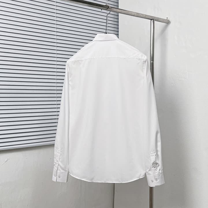 Loewe Crest Embroidered Shirt in Black